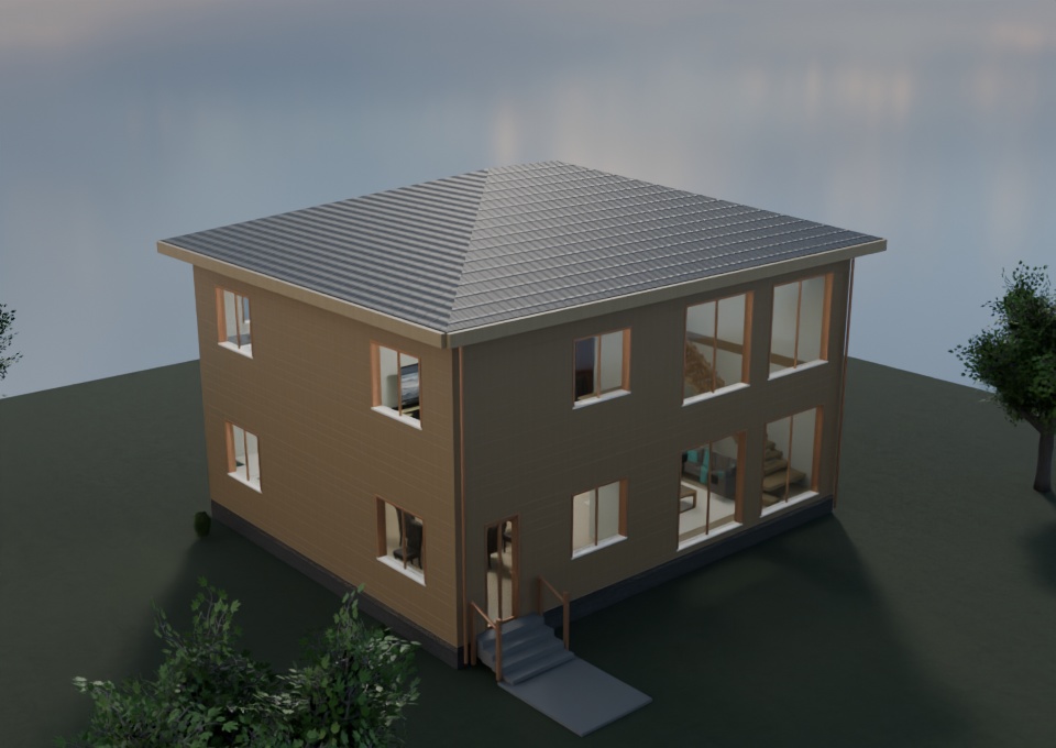 3D-модель дома Г-210