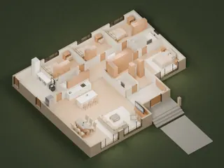 3D-разрез · со стороны входа