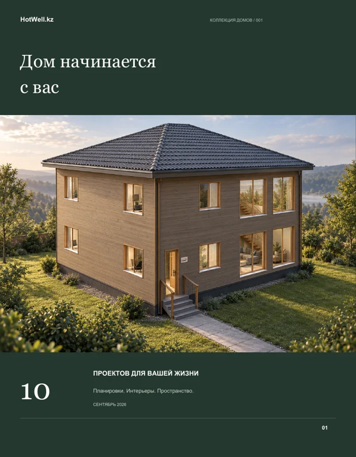 Обложка журнала HotWell.kz №001