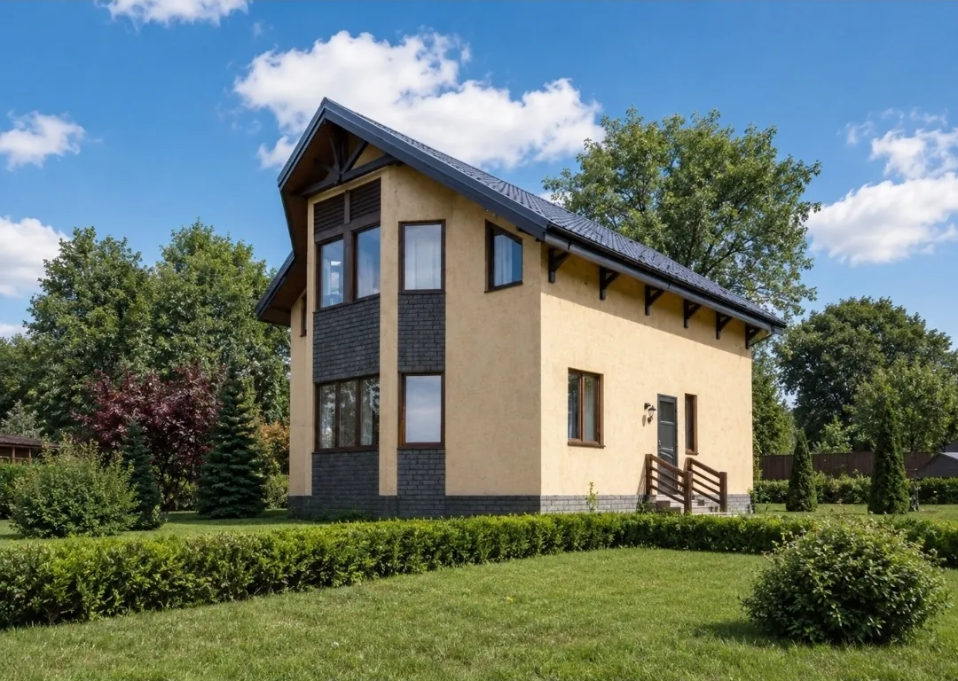 Дом с мансардой из СИП-панелей «М-160А» 160 м², HotWell.kz