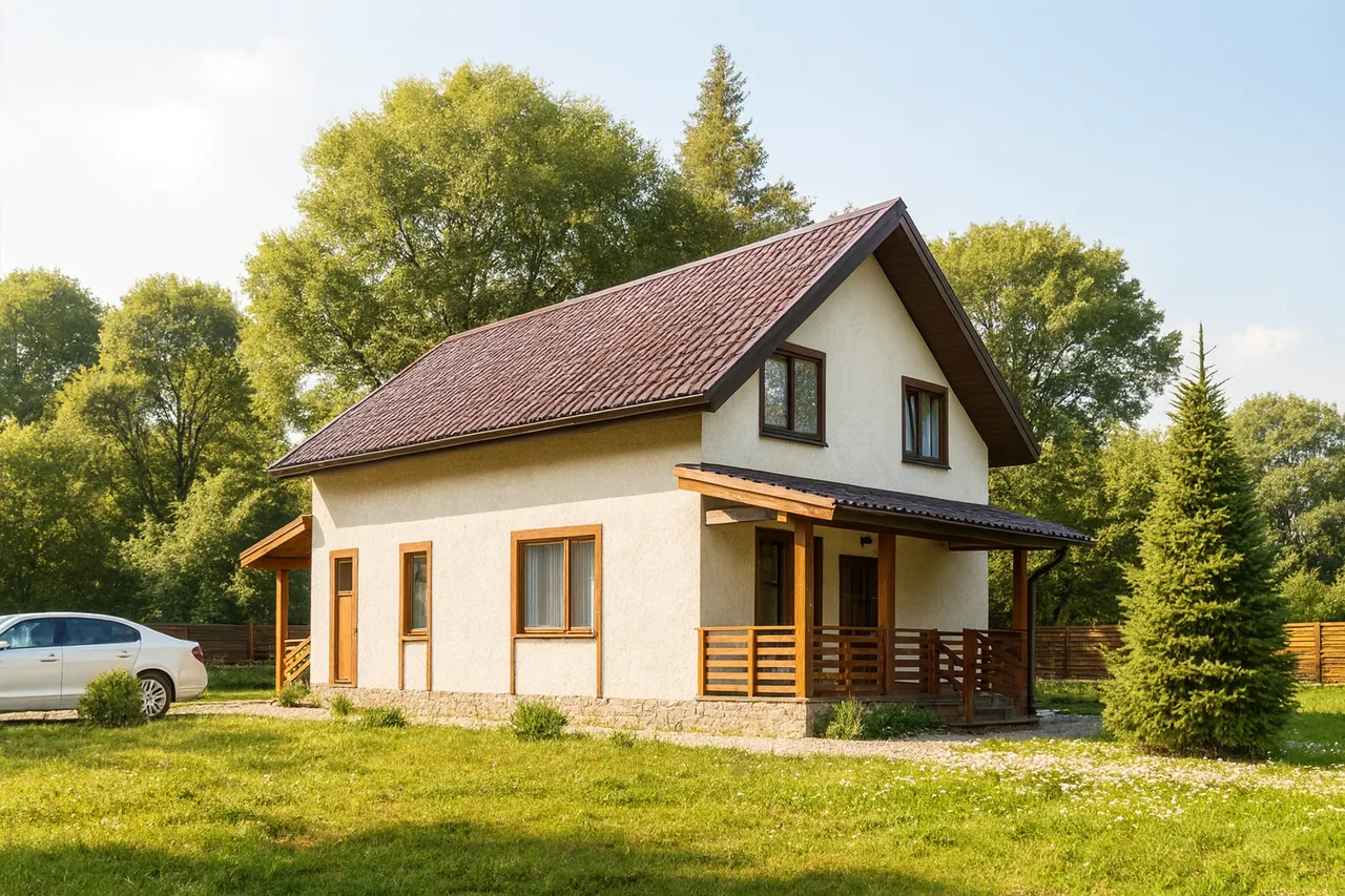 Дом с мансардой из СИП-панелей «Б-158» 158 м², HotWell.kz